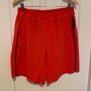Red XL men’s Lululemon shorts